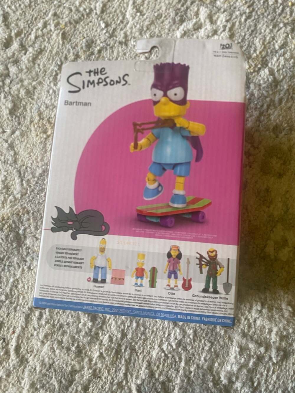 Jakks Pacific Bartman The Simpsons Bart Simpson 5 Inch Action Figure